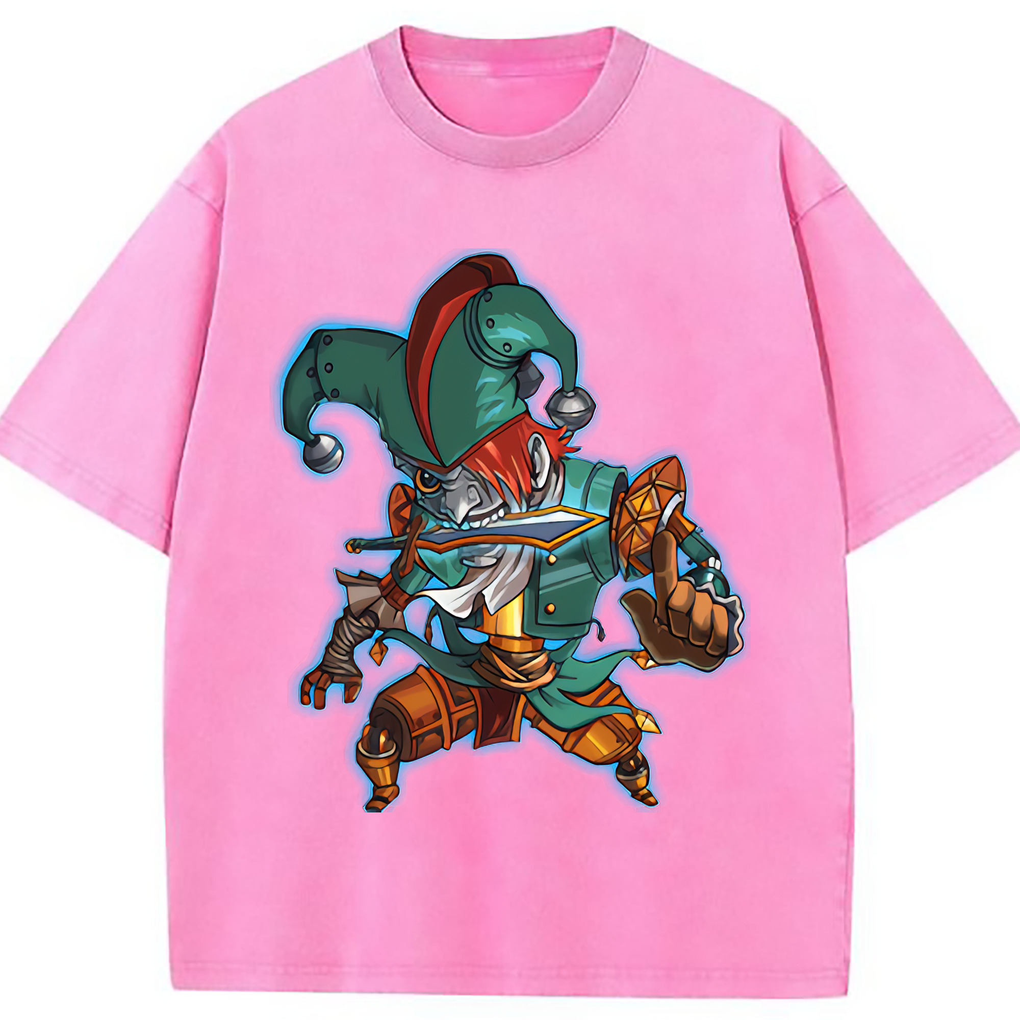 （画像用） リーグ・オブ・レジェンド League of Legends LOL 綿100% ヴィンテージ風 半袖Tシャツ（フロントプリント）